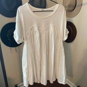 Free People White Mini Dress